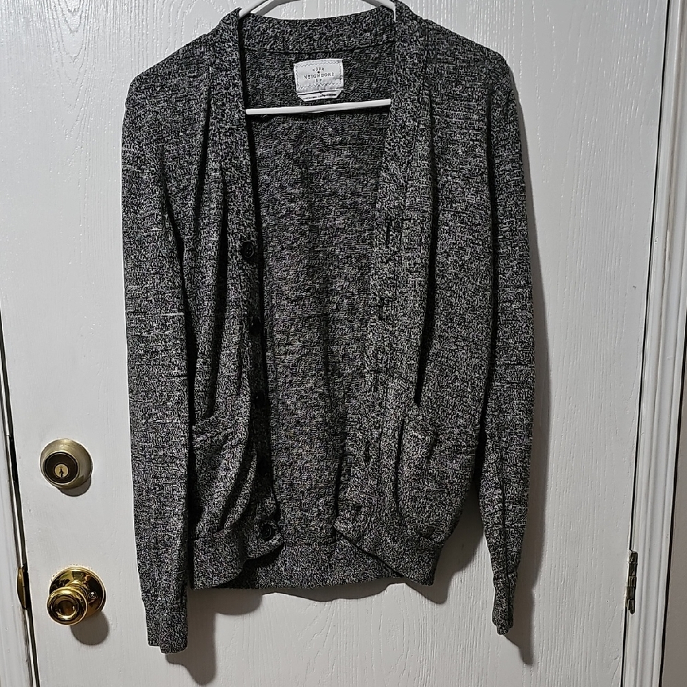 Elegant Black Women's Cardigan Sweater